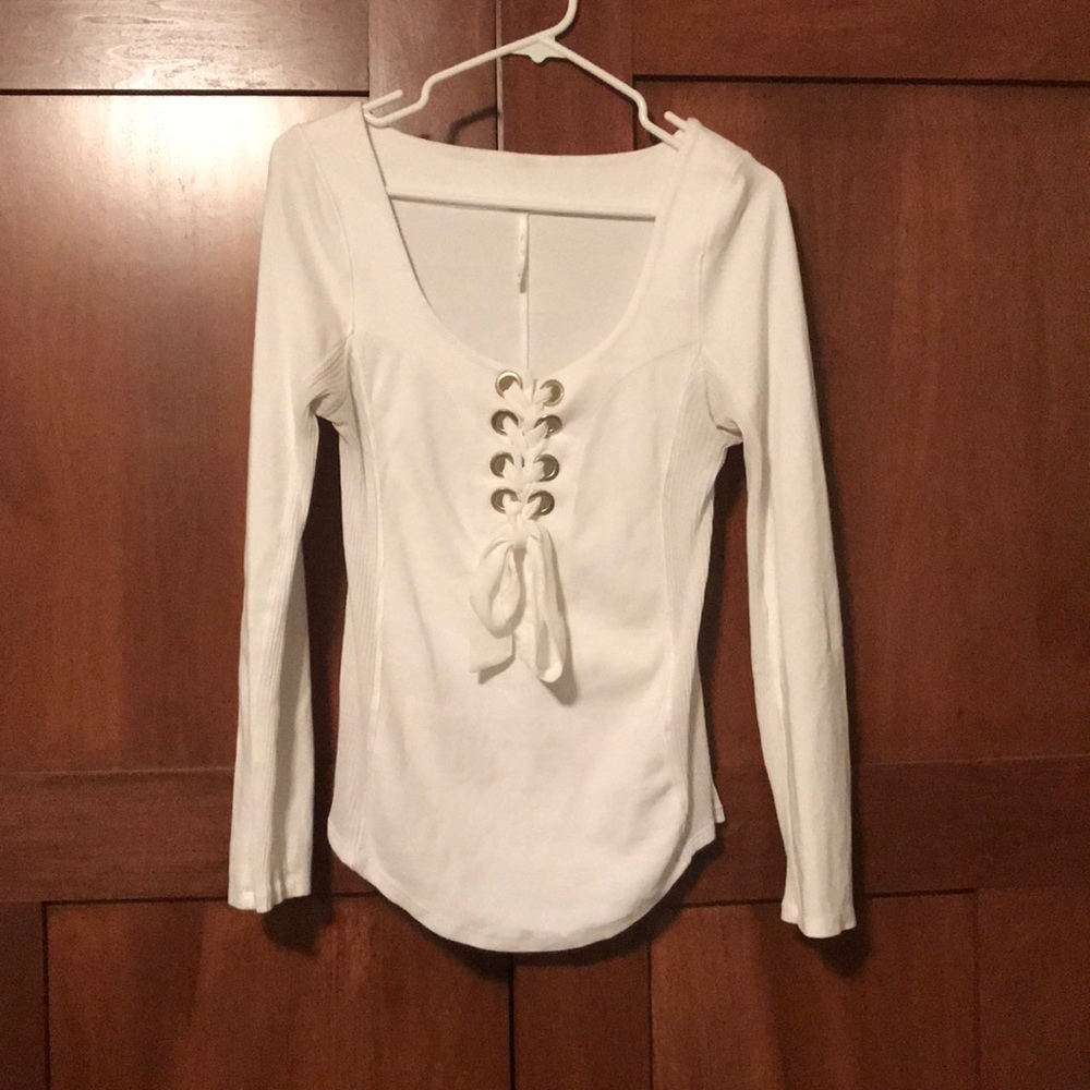 Free People White Blouse